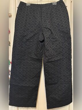 Abercrombie and Fitch Black Wide-Leg Pants